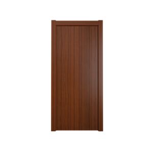 GOLDEA MDF Door with Frame Brown 214 x 90cm